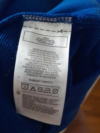 Sudadera Adidas Azul T.9-10