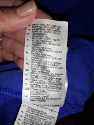 Sudadera Adidas Azul T.9-10
