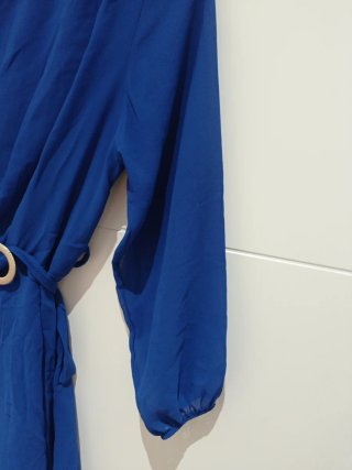 Vestido fiesta azul talla única