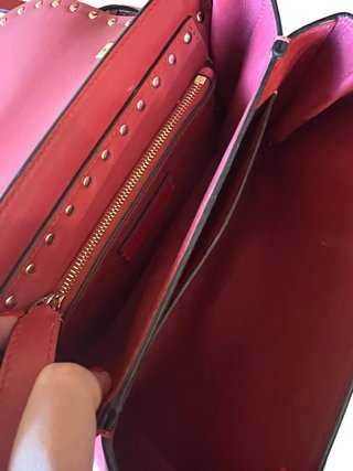 Borsa Valentino Garavani Rockstud Rossa
