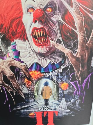 Quadro Film Horror IT 40x60 Cm