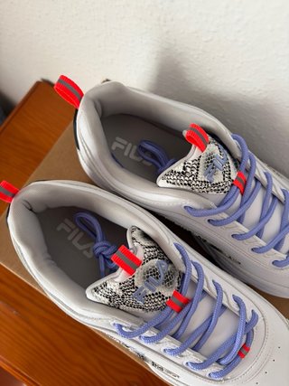 Zapatillas Fila Blancas Multicolor Talla 39 Nuevas