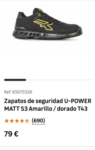 Zapatos de seguridad U-Power