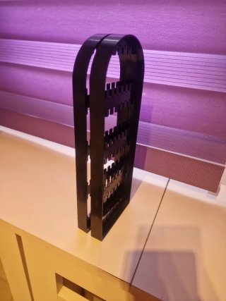 Organizador de pendientes plegable