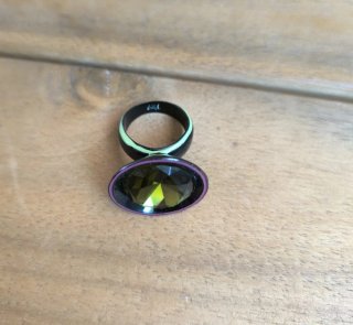 Anillo Bimba y Lola verde