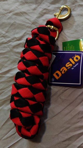 RAMAL ROJO Y NEGRO CABALLO HIPICA HORSE DOMA ENVIO