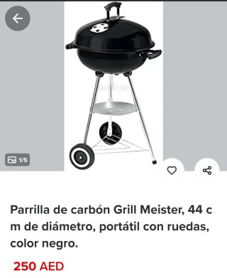 Barbacoa 47cm sin abrir