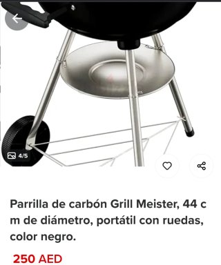 Barbacoa 47cm sin abrir