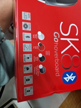 Hoverboard SK8 Bluetooth LED (rojo y/o blanco)