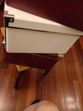 6 Cajas de cartón duro rectangular