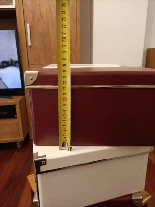 6 Cajas de cartón duro rectangular