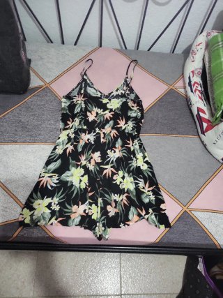 Vestido Corto Estampado Floral