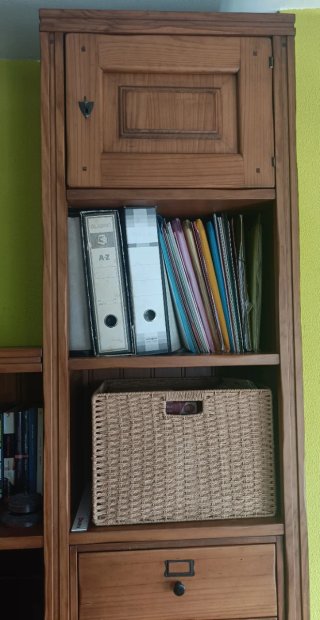 Mueble de salón de pino macizo