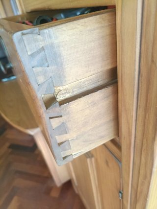 Mueble de salón de pino macizo