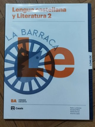 Libro Lengua y Literatura 2°Bach Casals LOMLOE