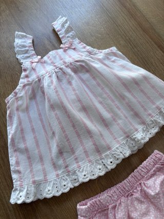 Conjunto bebé niña Cachete 9 meses