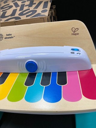 Baby Einstein, Hape, Piano Mágico, Juguete Musical de Madera, Incluye 3 partituras