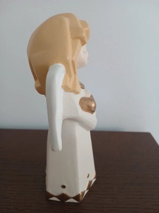 Angelo Custode ceramica Egan Originale Nuovo