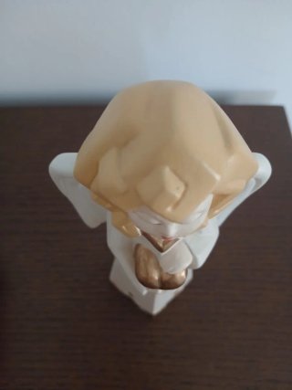 Angelo Custode ceramica Egan Originale Nuovo