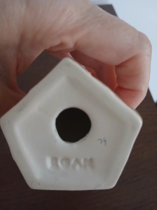 Angelo Custode ceramica Egan Originale Nuovo