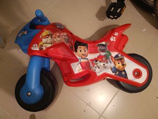 Moto de juguete para niños Paw Patrol