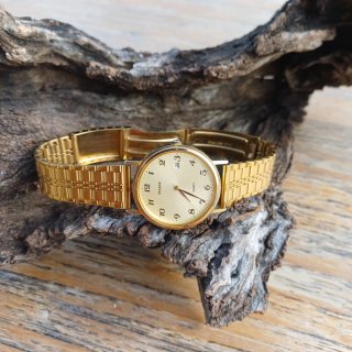 Reloj Pulsar Dorado Cuarzo