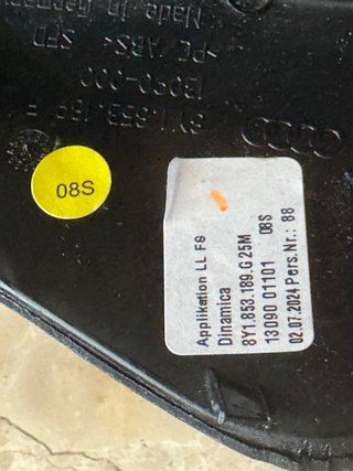 Molduras Alcantara Audi A3 8Y