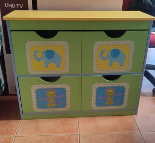 Mueble Cajonera Infantil