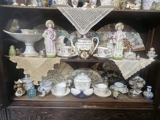 Antiguas piezas de porcelana