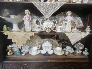 Antiguas piezas de porcelana