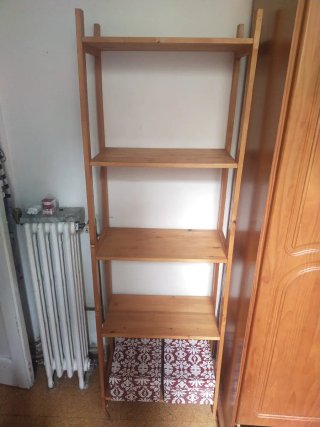 Estantería de madera 4 baldas