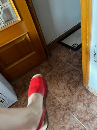 Menorquinas Senda Piel Talla 38 Rojas