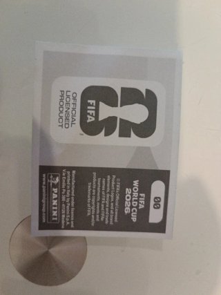 CROMO 00 MUNDIAL 2026 PANINI