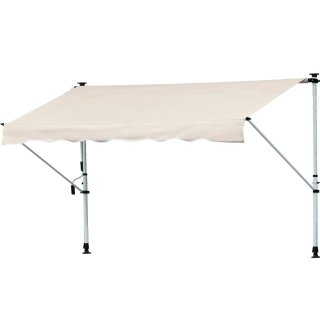Toldo Retráctil Manual Beige 4x1.2m