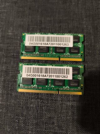4GB DDR3 PC3-10600U (2+2)