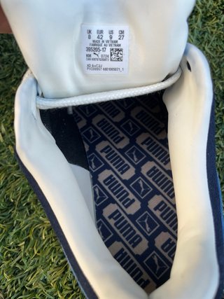Zapatillas Puma Suede XL Azul Marino y Blanco