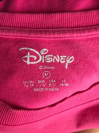 Camiseta Disney Marie Gato Rosa Talla M