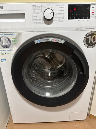 Lavadora Beko 10kg 1400rpm Vapor