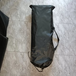 Mesa plegable camping metal gris