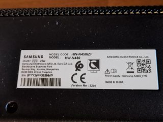 Barra Sonido Samsung HW-N450 + Subwoofer