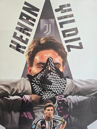 Quadro Kenan Yildiz 40x60 cm Juventus