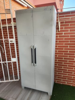 Armario resina exterior gris NO ENVÍO.