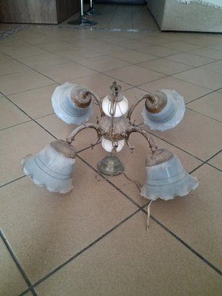 Lámpara antigua de techo