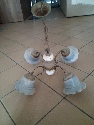 Lámpara antigua de techo
