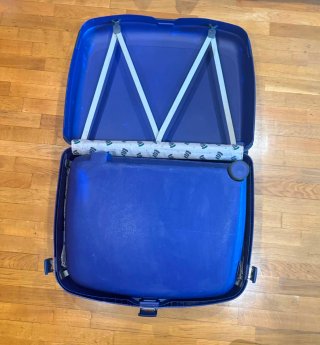 Maletas y neceser Samsonite azul