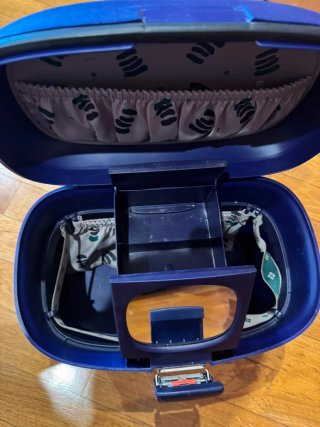 Maletas y neceser Samsonite azul