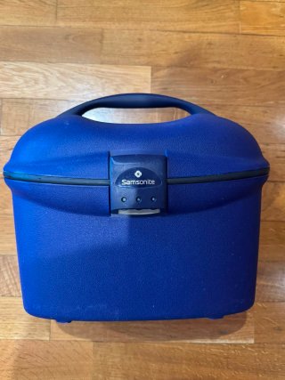 Maletas y neceser Samsonite azul