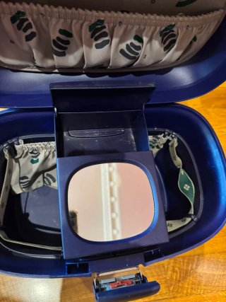 Maletas y neceser Samsonite azul