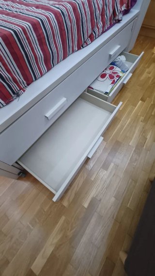 Cama nido con zapatero