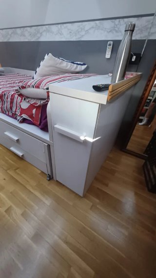 Cama nido con zapatero